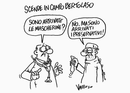 La vignetta di Vauro anti-Bertolaso