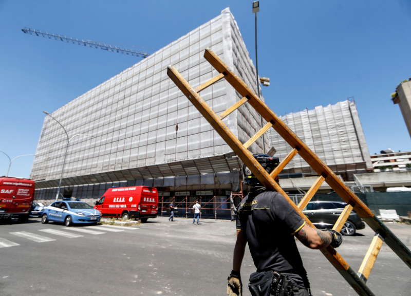 incidente sul lavoro roma 1