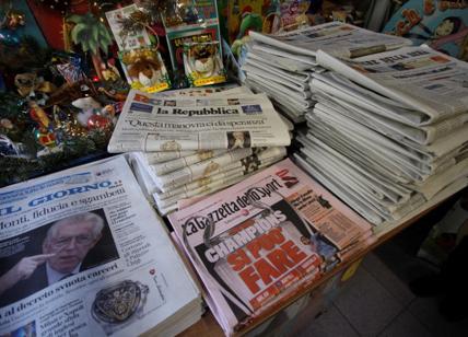 Stampa, dati di vendita: Corriere giù, crescono Repubblica e Sole 24 ore