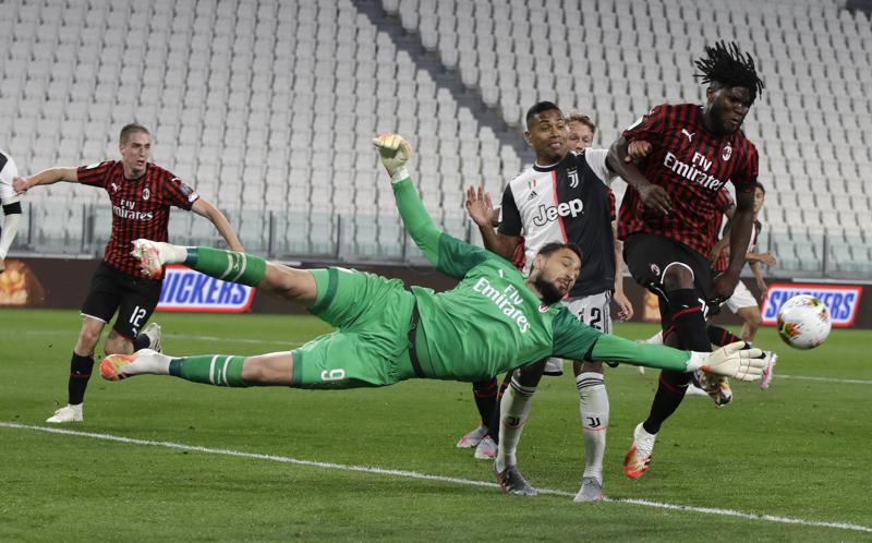 juventus milan donnarumma kessie