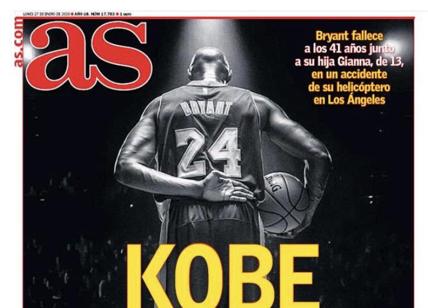 Morte Kobe Bryant, le reazioni dei giornali esteri alla tragedia