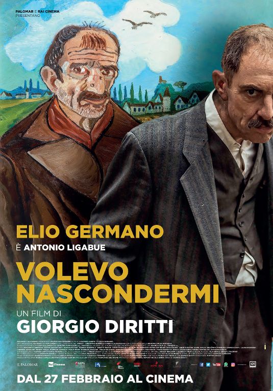 Locandina VOLEVO NASCONDERMI di Giorgio Diritti Locandina VOLEVO NASCONDERMI di Giorgio Diritti