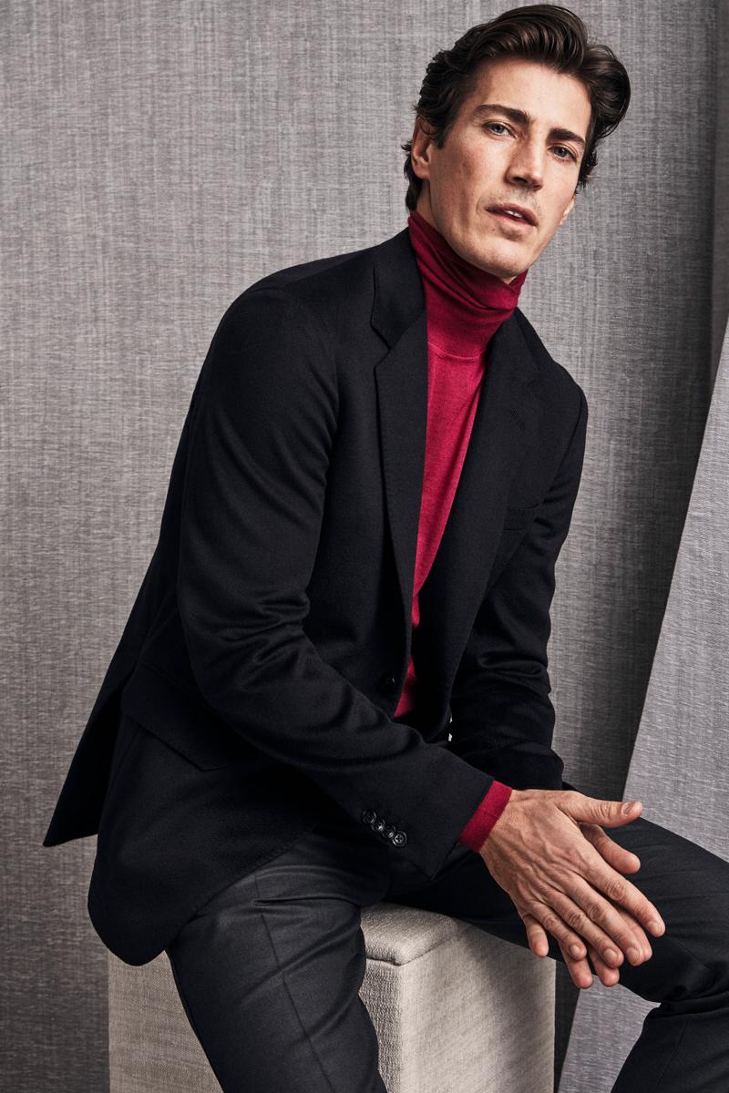 Moda uomo, Brett Johnson al top tra modern-chic e lusso sportivo