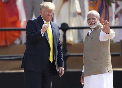 Il Presidente degli Stati Uniti Donald Trump in visita in India
