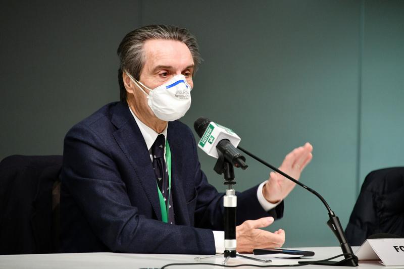 Coronavirus: l'inaugurazione dell'ospedale in Fiera Milano Coronavirus: l'inaugurazione dell'ospedale in Fiera Milano