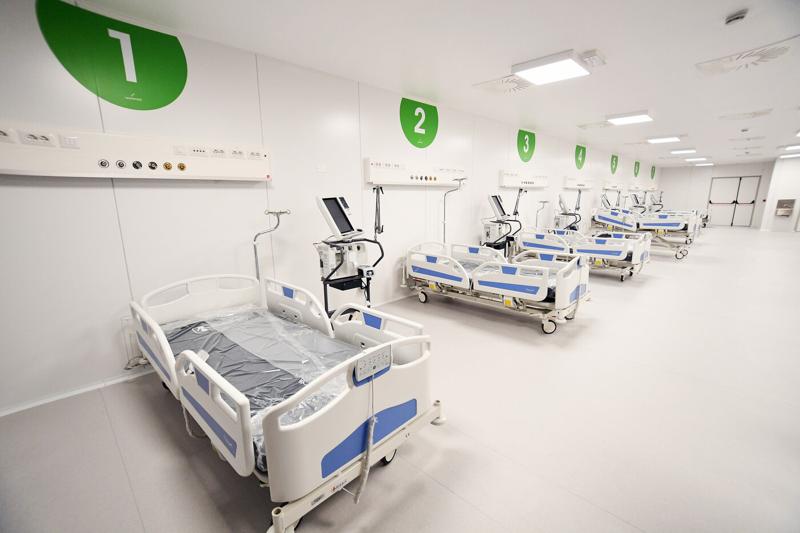 Coronavirus: l'inaugurazione dell'ospedale in Fiera Milano Coronavirus: l'inaugurazione dell'ospedale in Fiera Milano