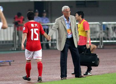 Marcello Lippi alla prima allenatore del Guangzhou Evergrande (LaPresse)