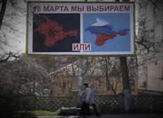 Manifesto prorussia in Crimea