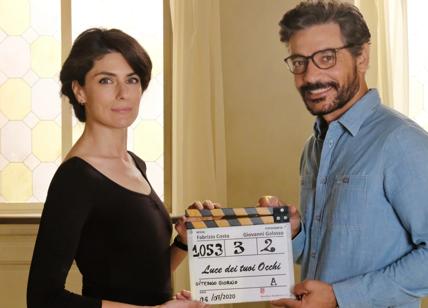 Luce dei tuoi occhi, Anna Valle e Giuseppe Zeno sul set della nuova serie tv