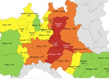 Coronavirus, studio S.Raffaele: Piacenza, Bergamo e Lodi province più colpite