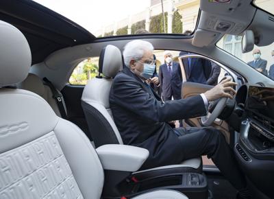 mattarella fiat 500 elettrica