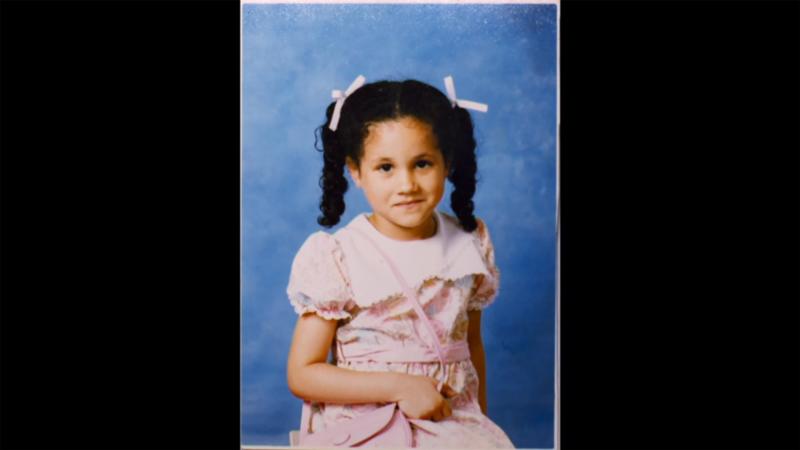 meghan foto da bambina