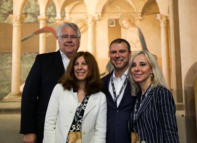 Menarini Chairman Eric Cornut Ceo Elcin Barker Ergun Board members Alberto Giovanni and Lucia Aleotti