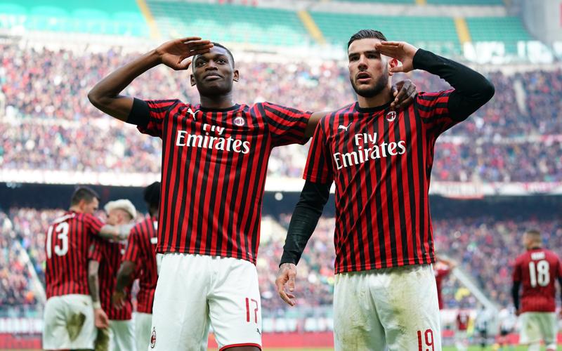 THEO HERNANDEZ - RAFAEL LEAO (foto Lapresse) THEO HERNANDEZ - RAFAEL LEAO (foto Lapresse)