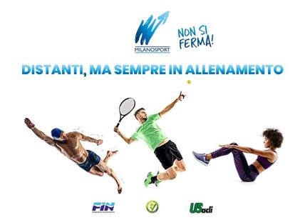 Covid19, Milanosport non si ferma Distanti ma sempre in allenamento Covid19, Milanosport non si ferma Distanti ma sempre in allenamento
