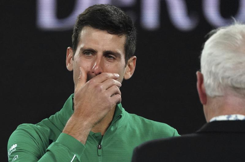 NOVAK DJOKOVIC (foto Lapresse) NOVAK DJOKOVIC (foto Lapresse)