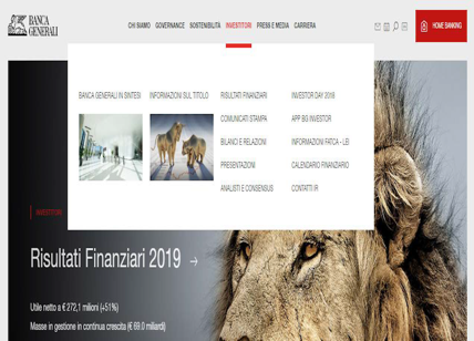 Banca Generali, online il nuovo sito corporate