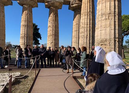 La "Basilica" di Paestum è ancora l'unico tempio dove si entra in carrozzina