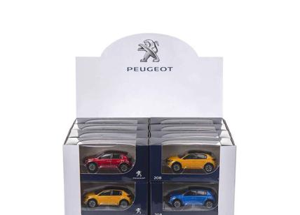 Peugeot lancia i modellini in scala di 208