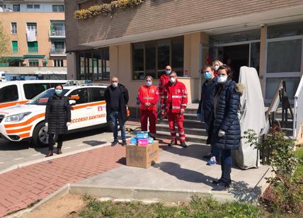 1400 mascherine donate alla Croce Rossa di Cormano dai rappresentanti del M5S