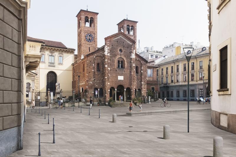 Piazza San Sepolcro   Vista Progetto