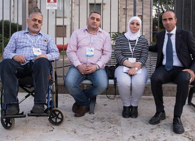 Picarelli con figli Khaled al Asaad