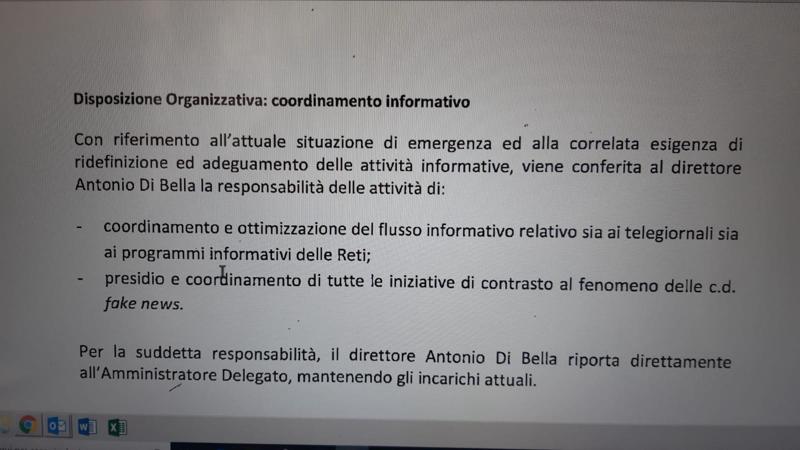 Rai, Antonio Di Bella è il nuovo coordinatore editoriale