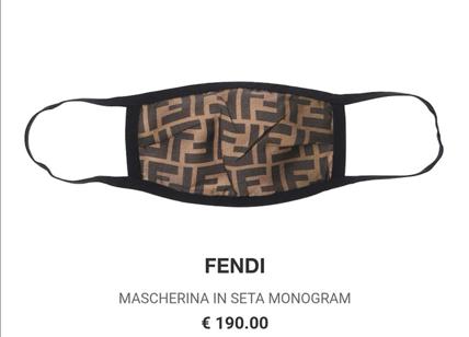 Coronavirus,Fendi lancia la mascherina chic.L'accessorio da 190 euro va a ruba