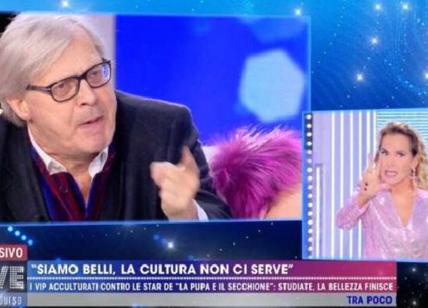 Ascolti tv: saltano le ospitate per Vittorio Sgarbi. Brusco stop da Mediaset