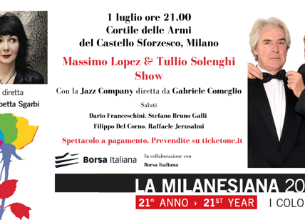 La Milanesiana, quest'anno è anche 'pop' con il Lopez&Solenghi Show