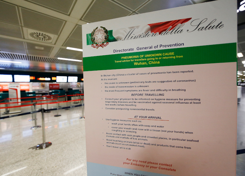 virus cina fiumicino 3