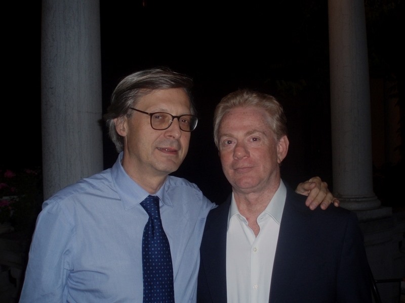 Giuseppe Ferrajoli con Vittorio Sgarbi Giuseppe Ferrajoli con Vittorio Sgarbi