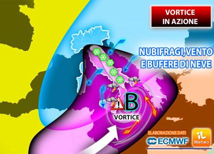 Meteo, Italia investita dal maltempo: raffiche di vento, pioggia e neve