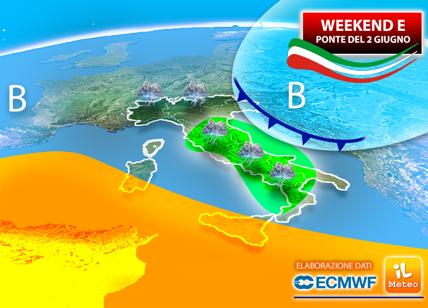 Meteo, weekend e ponte del 2 giugno: dai temporali al sole