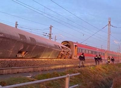 Lodi treno deragliato
