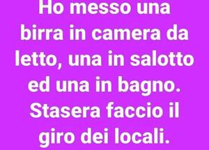 Una birra in camera, una in... Ecco il nuovo "giro dei locali"