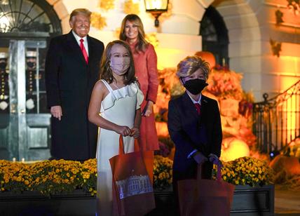 Donald e Melania Trump alla festa di Halloween alla Casa Bianca