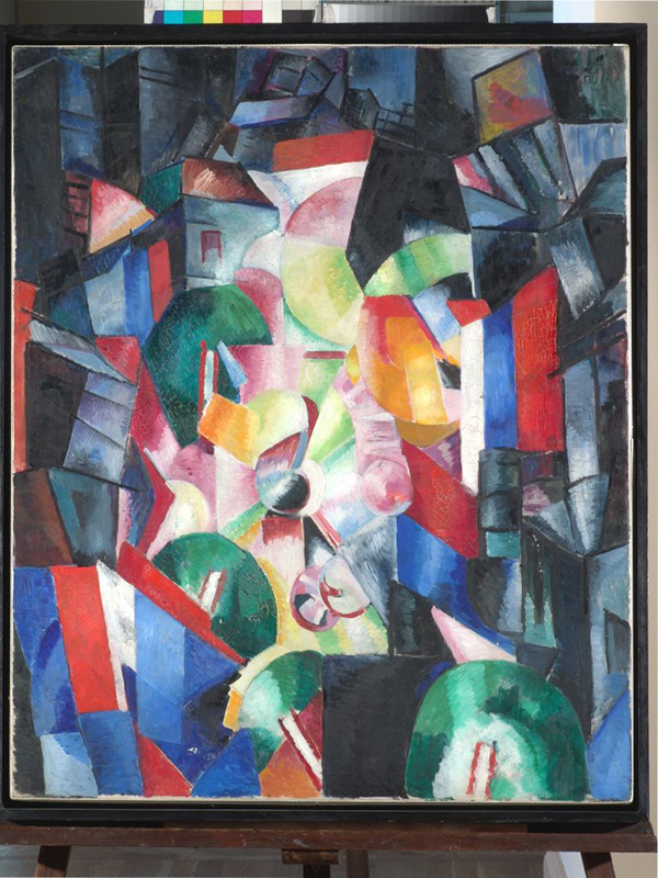 Alexandra Ekster, Città di notte, 1913 ©State Russian Museum, St. Petersburg Alexandra Ekster, Città di notte, 1913 ©State Russian Museum, St. Petersburg