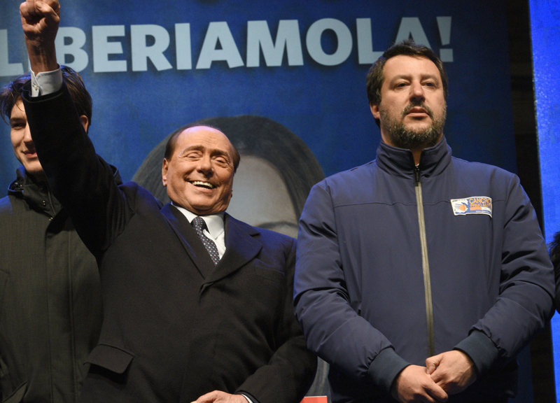 berlusconi salvini meloni