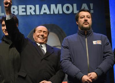 berlusconi salvini meloni