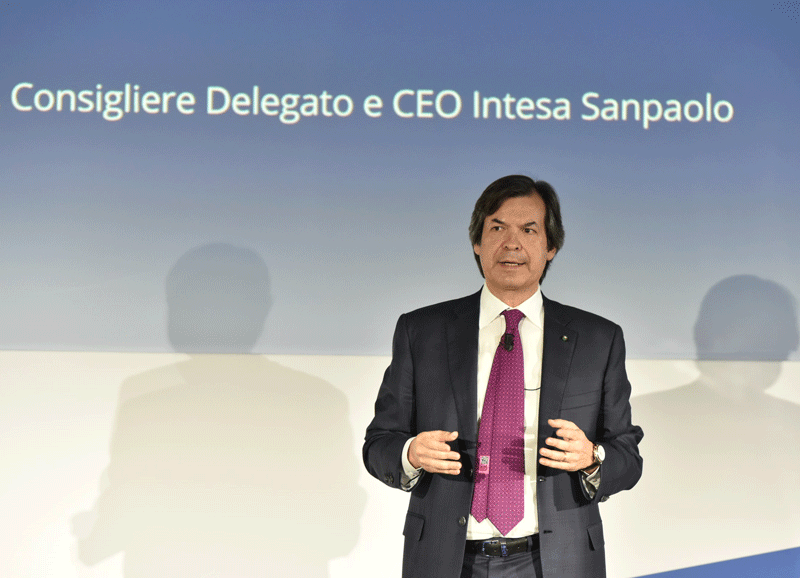 Carlo Messina, CEO Intesa S