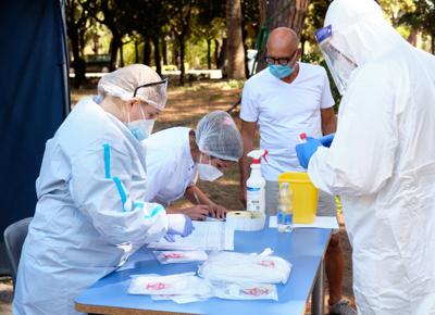 coronavirus roma test drive in 1