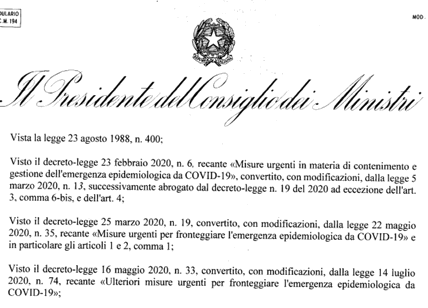 Conte ha firmato il nuovo Dpcm. Su Affaritaliani il testo integrale ufficiale