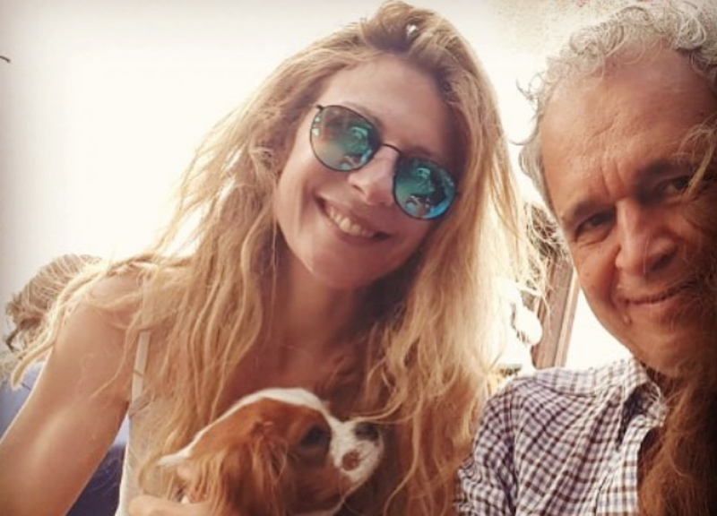 Francesca Fagnani - Enrico Mentana (Instagram Francesca Fagnani)