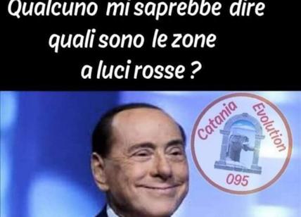 Coronavirus, Berlusconi cerca le zone (a luci) rosse. L'ironia della rete
