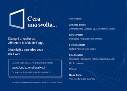 "Dialoghi di resilienza": confronto online con Fondazione Fiera Milano