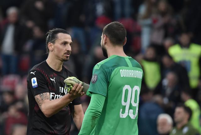 Ibrahimovic-Donnarumma (Lapresse) Ibrahimovic-Donnarumma (Lapresse)