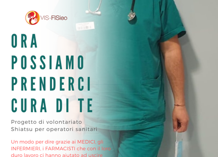 "Aiutiamo chi ci ha aiutato": sedute shiatsu gratis per operatori sanitari