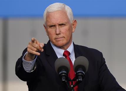 Mike Pence in campagna elettorale "Workers For Trump" a Zanesville in Ohio