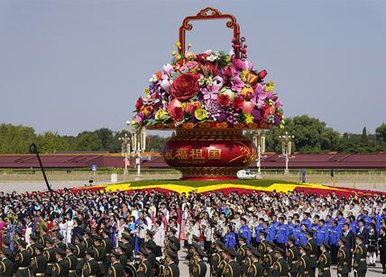 Celebrazioni della giornata dei martiri in Piazza Tiananmen a Pechino